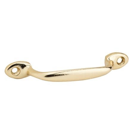 Ives Ives 4-7/8 in. L Bright Brass Aluminum Screen Door Pull SP25A3